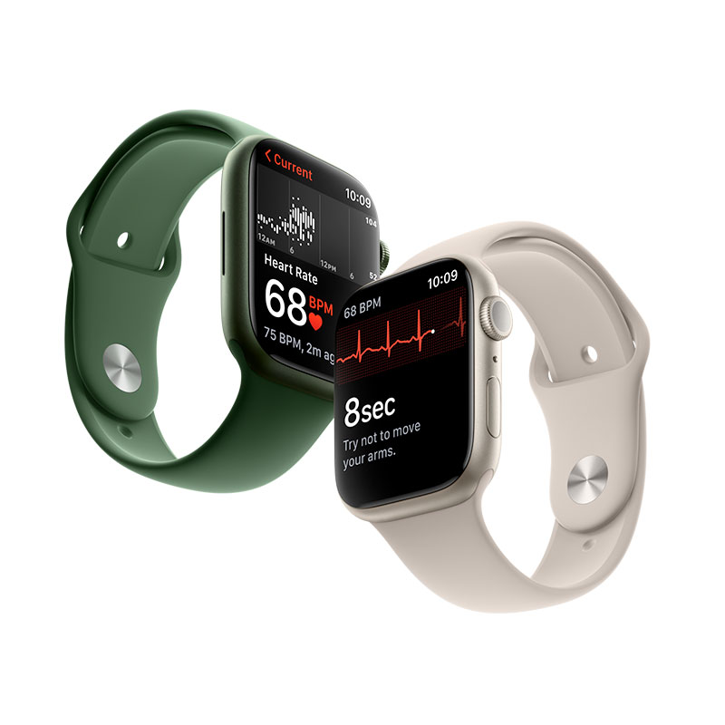 Apple Watch Series 7 GPS 45mm puzdro z hviezdne bieleho hliníka *Trieda C*