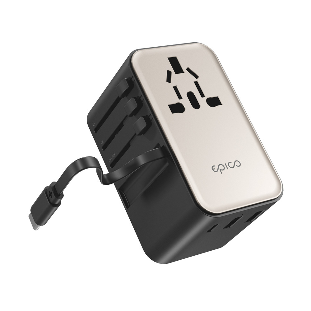 Epico UltraBoost Universal GaN 70W cestovný adaptér EU70 - titanová
