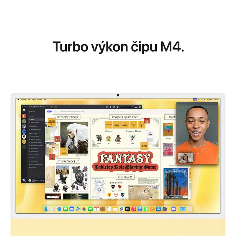 CTO iMac 24" 4.5K Apple M4 10C CPU 10C GPU 32GB 1TB Žltý NUM SK