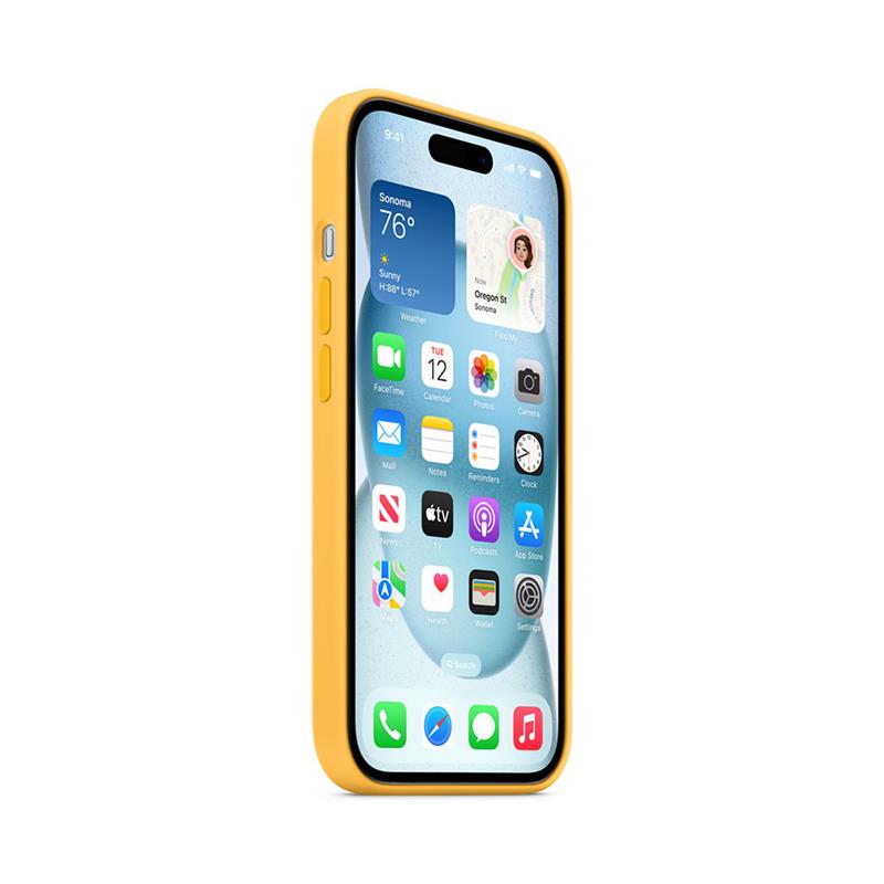 iPhone 15 Silicone Case with MagSafe - Sunshine *Rozbalený*