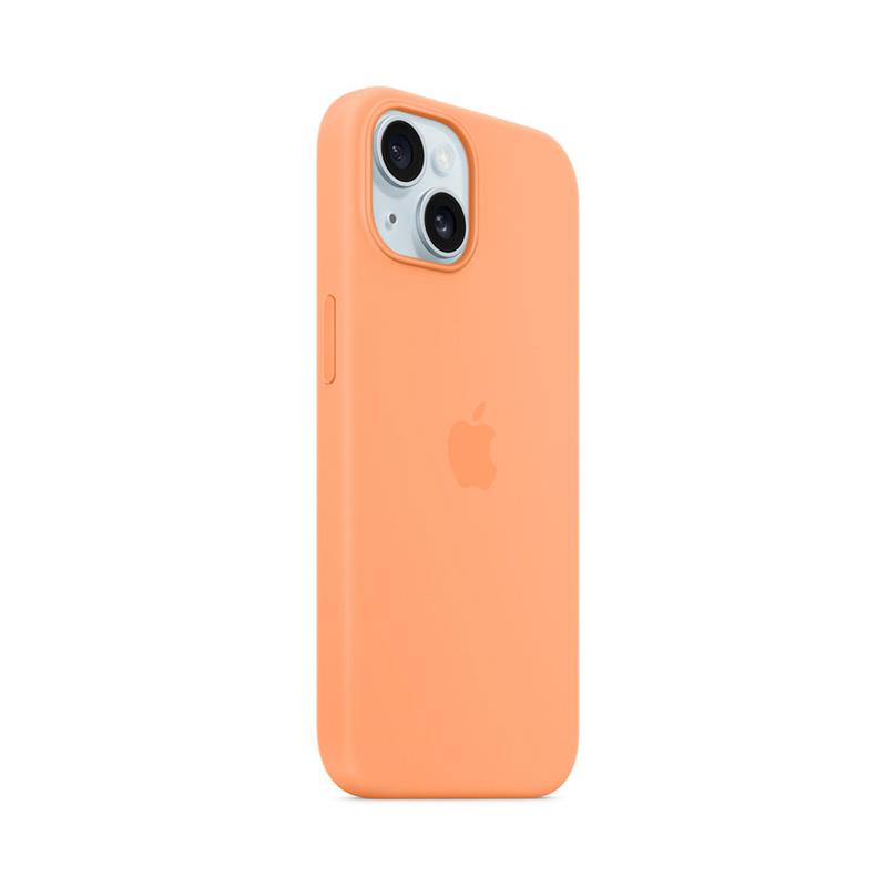 iPhone 15 Silicone Case with MagSafe - Orange Sorbet *Rozbalený*