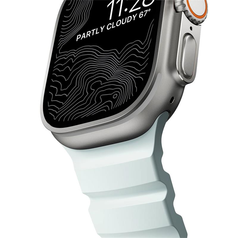 Nomad remienok Rocky Point Band pre Apple Watch 46/49mm - Icy Blue Glow/Natural