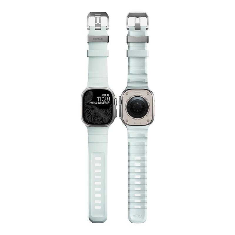 Nomad remienok Rocky Point Band pre Apple Watch 46/49mm - Icy Blue Glow/Natural