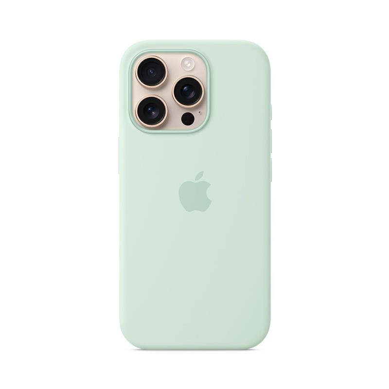 iPhone 16 Pro Silicone Case with MagSafe - Aquamarine *Rozbalený*