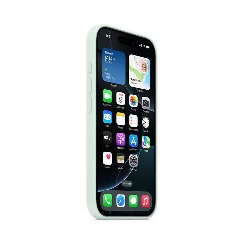 iPhone 16 Pro Silicone Case with MagSafe - Aquamarine *Rozbalený*