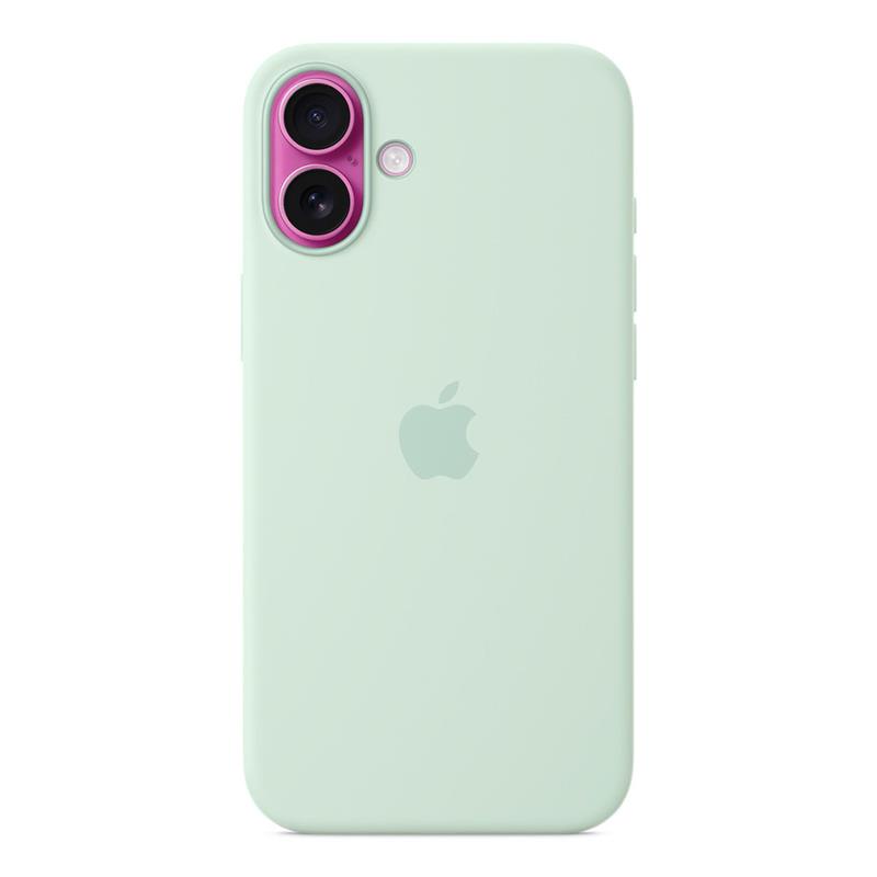 iPhone 16 Plus Silicone Case with MagSafe - Aquamarine *Rozbalený*