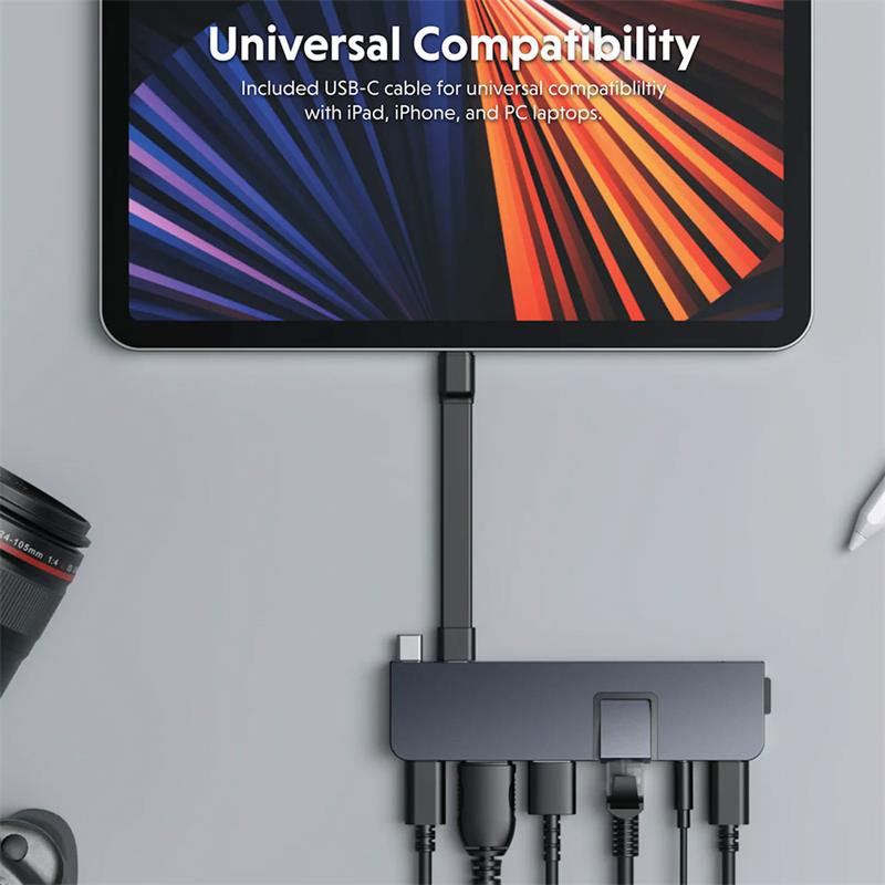 Hyper USB-C Hub HyperDrive Duo Pro 7-in-2 - Midnight Blue