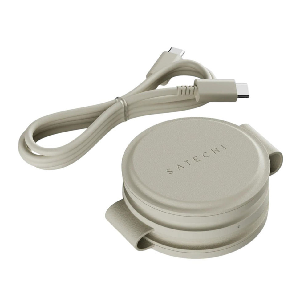 Satechi Qi2 OntheGo 3-in-1 Wireless Charger - Sand