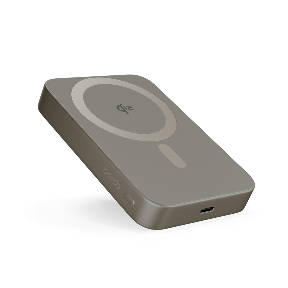 iStores by Epico UltraPack EM71 Qi2 10000 Alu Mag+ Powerbanka - titanová
