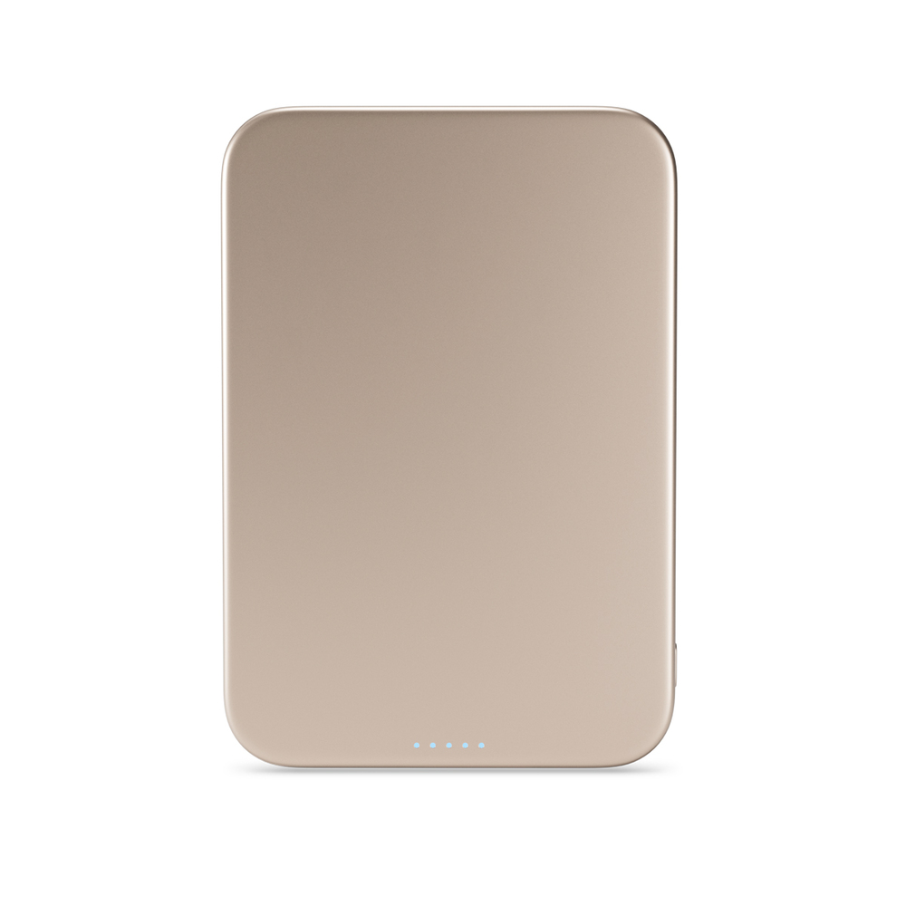 Epico UltraPack Qi2 Slim 5000mAh Alu Mag+ Wireless Power Bank EM51 - púštna titanová