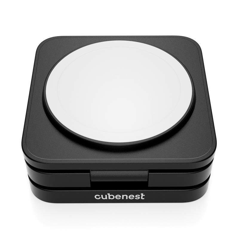 Cubenest 3v1 Skládací bezdrátová nabíječka S312 Pro - černá *Rozbaleno*