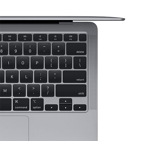 MacBook Air 13" Apple M1 8C CPU 7C GPU 8GB 256 GB kozmická sivá SK *Použitý s DPH - Trieda B*