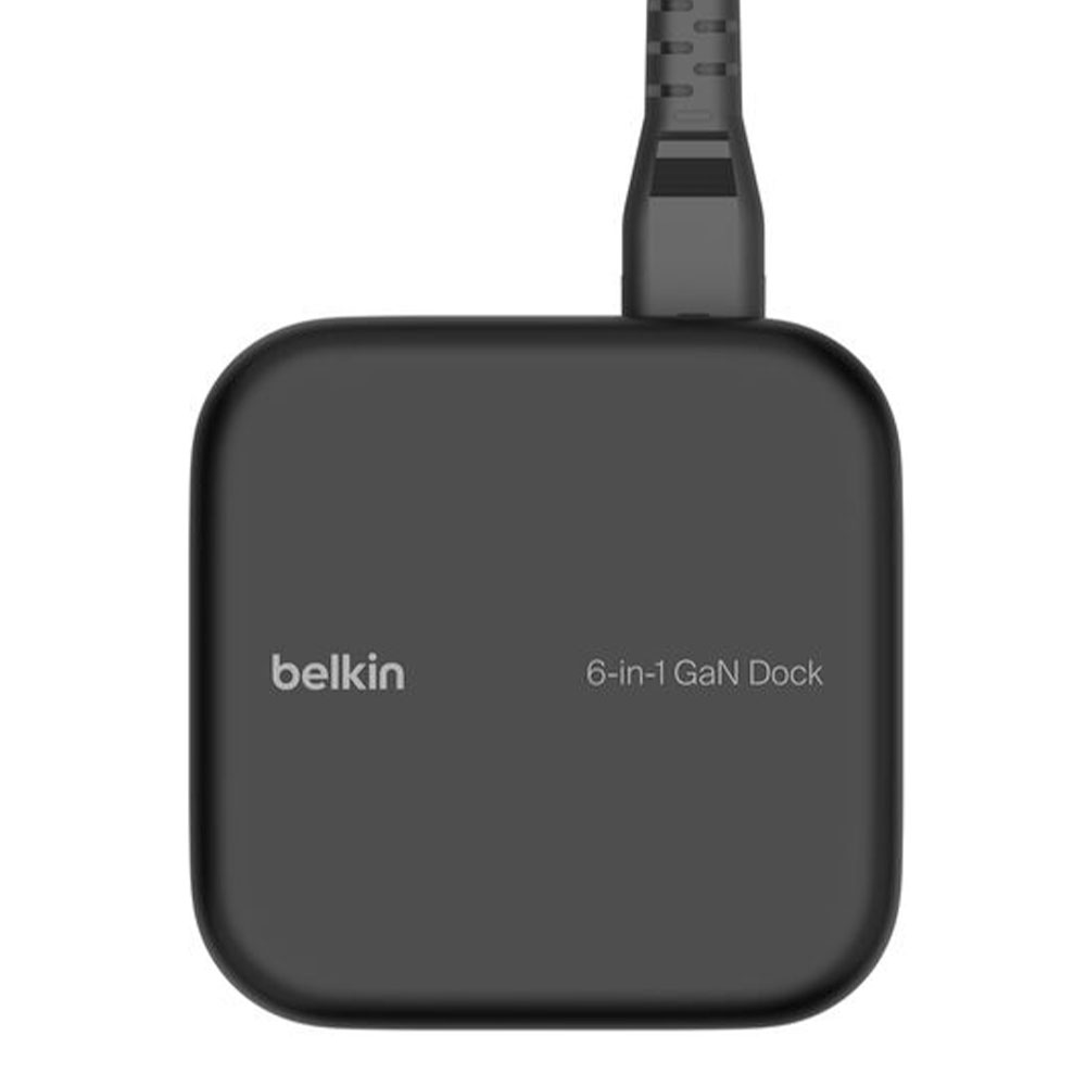 Belkin Connect USB-C 6-in-1 Core GaN Dock 130W - Black