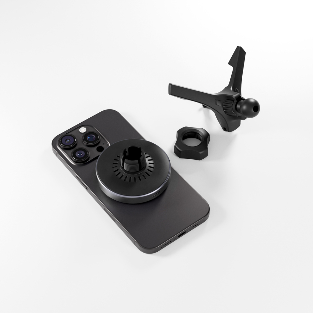 Epico UltraDrive Qi2 Alu Mag+ bezdrátová nabíječka do auta ED70 - černá