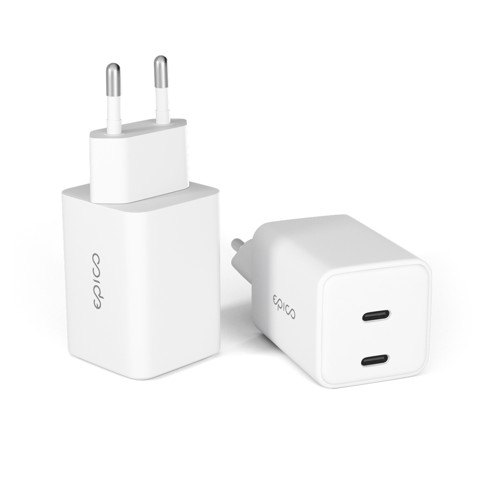 iStores by Epico Ultraboost GaN 45W síťový adaptér EA45 - bílá