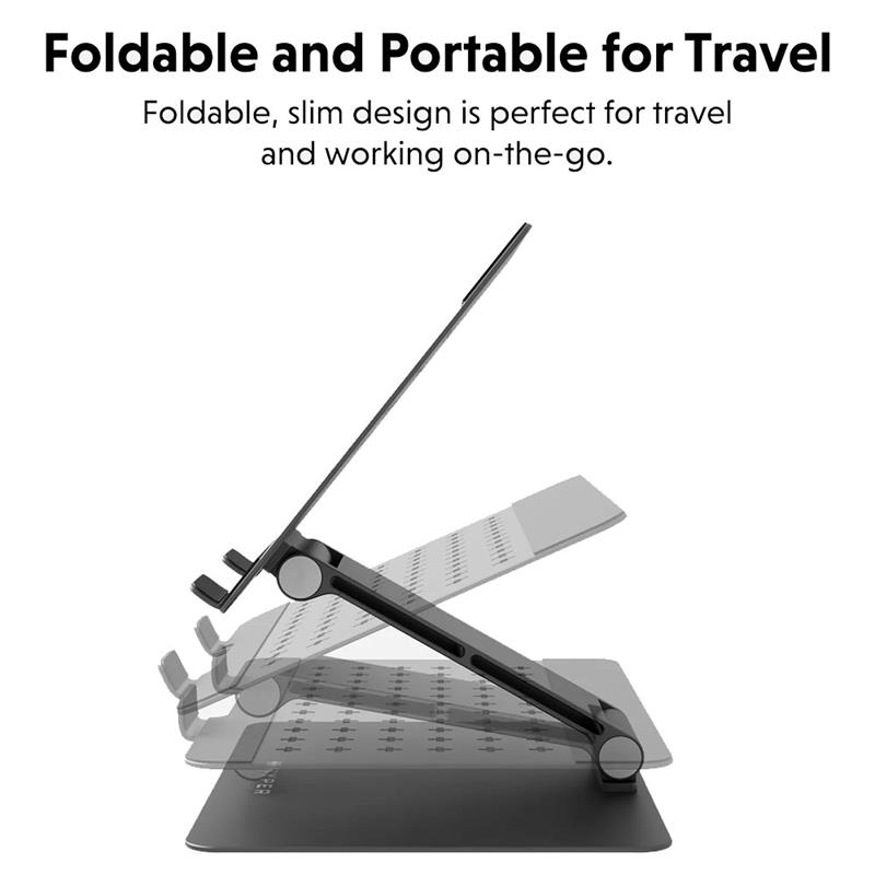 Hyper stojan HyperSpace Ergonomic Adjustable Laptop Stand - Space Grey