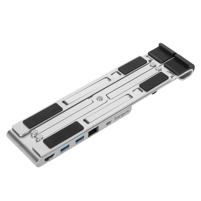 Targus Portable Laptop Stand with Integrated Dock - Silver