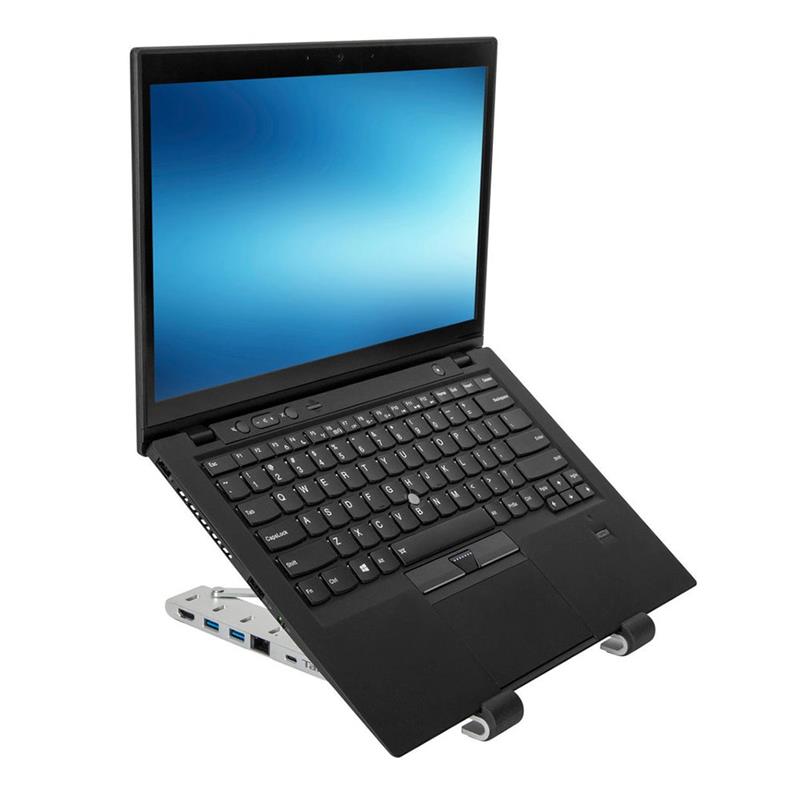 Targus Portable Laptop Stand with Integrated Dock - Silver