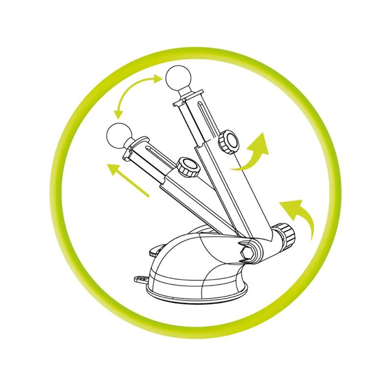 Mobile Origin Magnetic Dash Car Holder MO8 MagSafe Compatible - Black