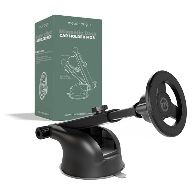 Mobile Origin Magnetic Dash Car Holder MO8 MagSafe Compatible - Black