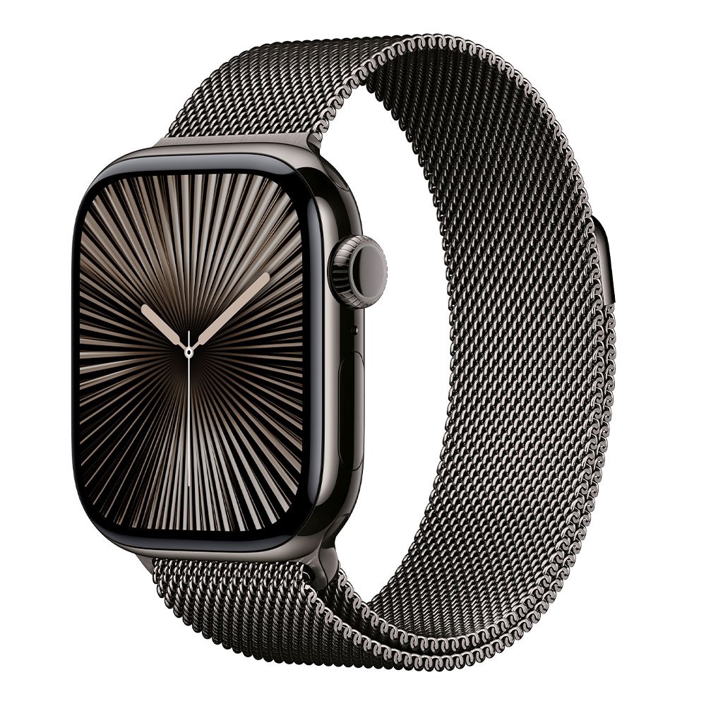 Apple Watch Series 10 GPS + Cellular 46mm Slate Titanium Case with Slate Milanese Loop - S/M *Rozbalený*