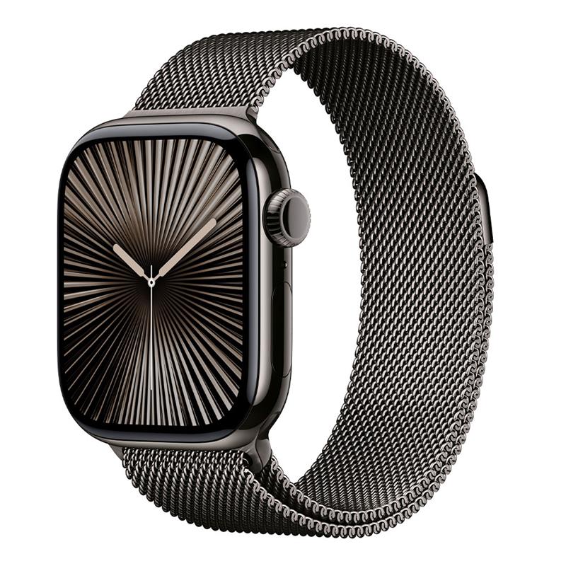 Apple Watch Series 10 GPS + Cellular 46mm Slate Titanium Case with Slate Milanese Loop - S/M *Rozbalený*