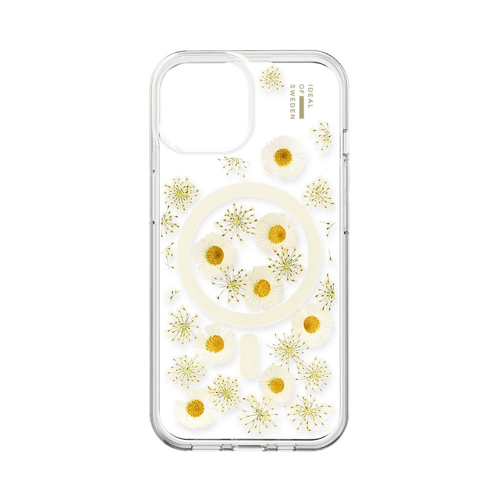 iDeal Fashion Clear Case MagSafe iPhone 13/14/15 Daisy Bloom