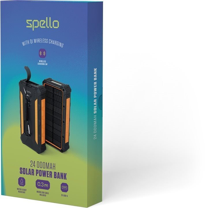 Spello by Epico 24000mAh Solar Power Bank
