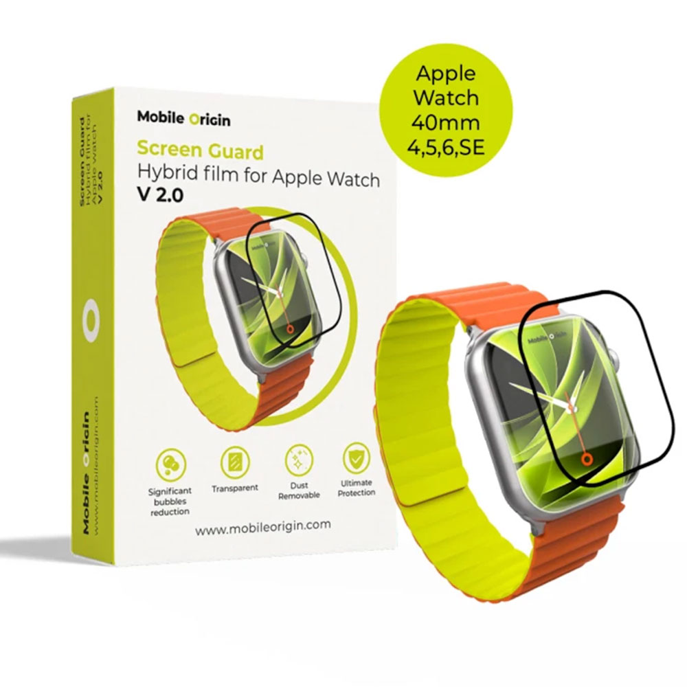 Mobile Origin Screen Guard Hybrid Film pre Apple Watch 4/5/6/SE 40mm