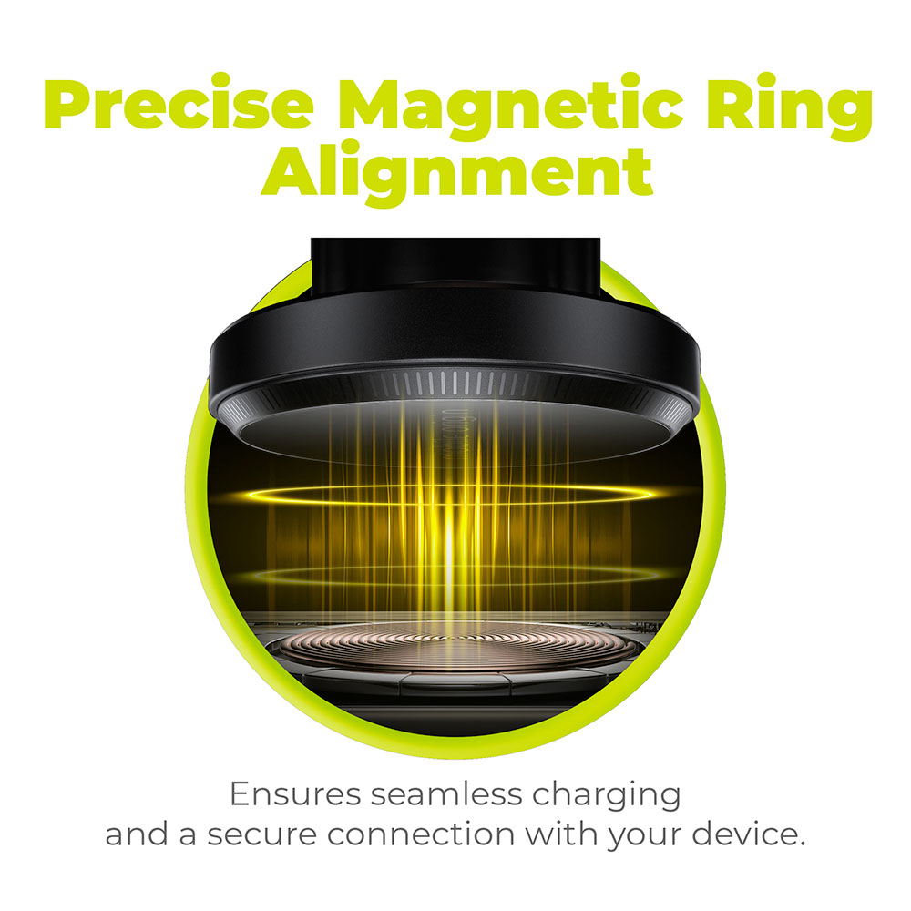 Mobile Origin Wireless Car Charger MO3 MagSafe Compatible - Black