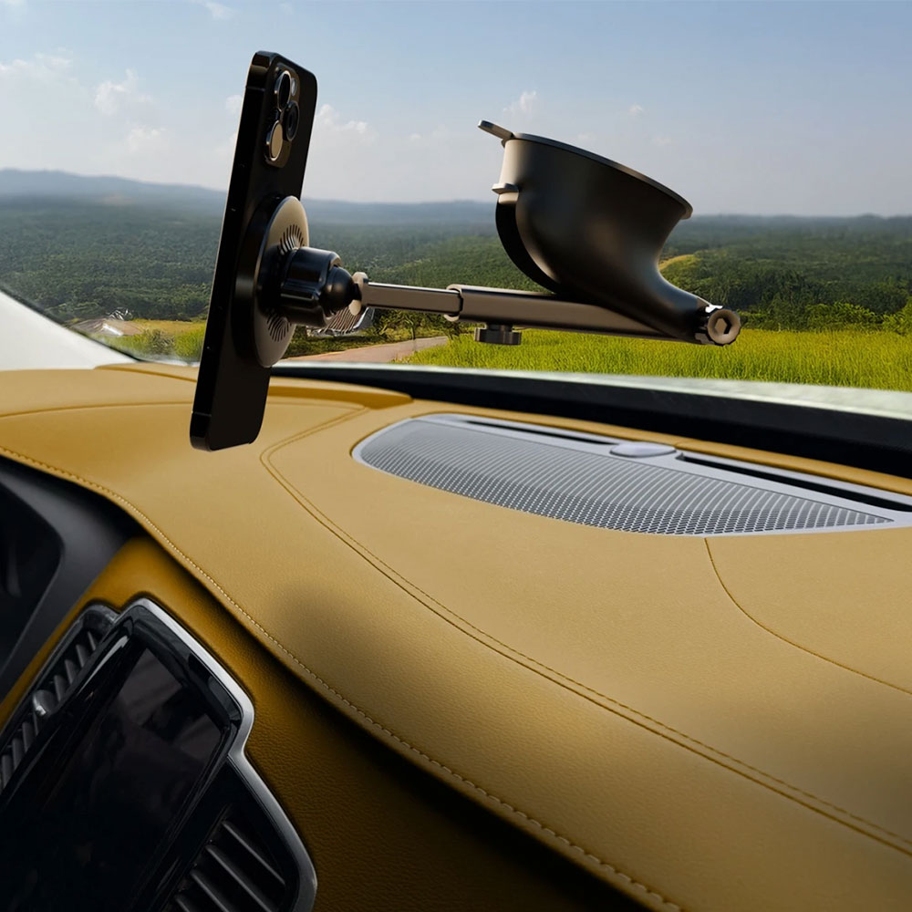 Mobile Origin Wireless Dash Car Charger MO4 MagSafe Compatible - Black