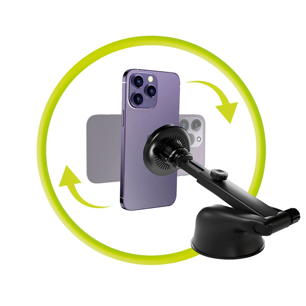 Mobile Origin Wireless Dash Car Charger MO4 MagSafe Compatible - Black