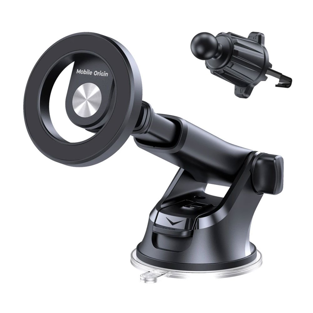 Mobile Origin 2in1 Magnetic Dash and Vent Car Holder MO21 - Black