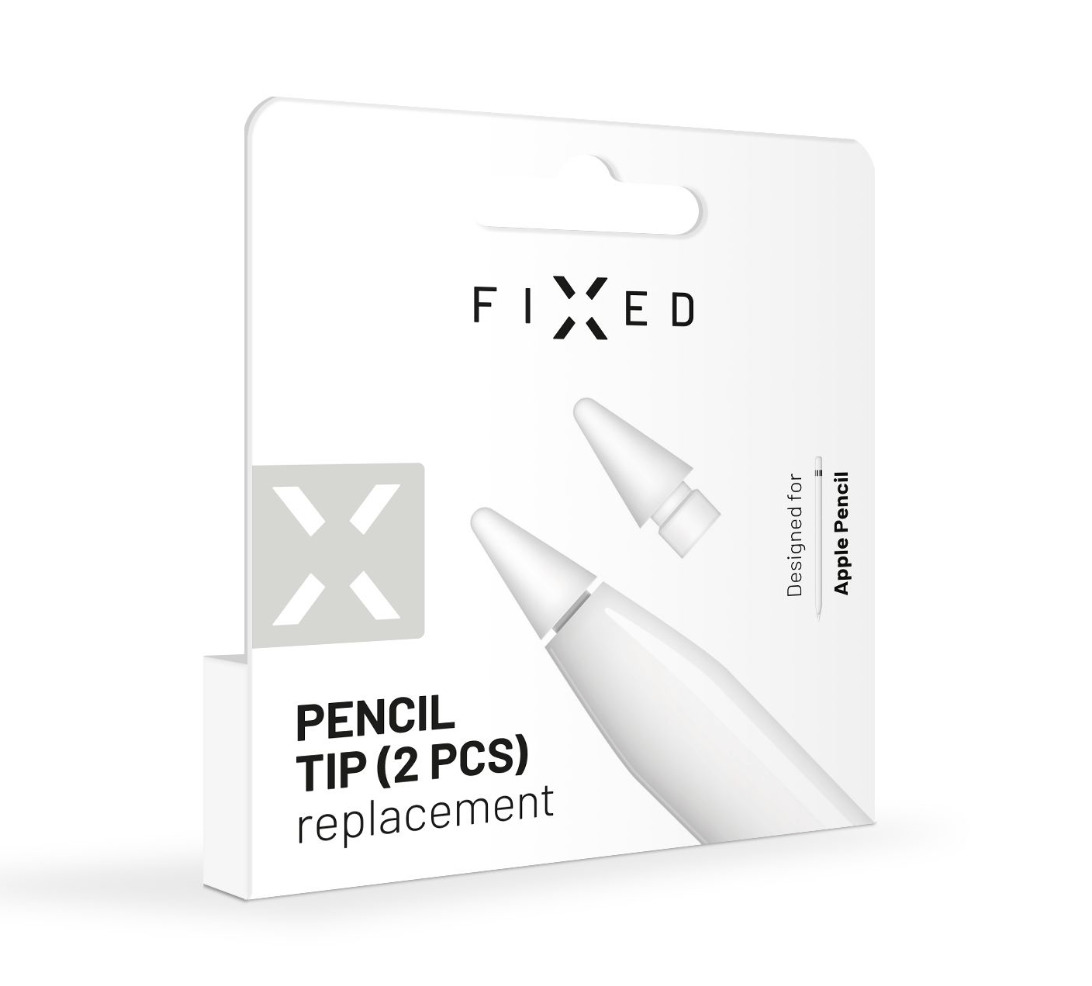 FIXED hroty Pencil Tips pro Apple Pencil 2ks - bílé