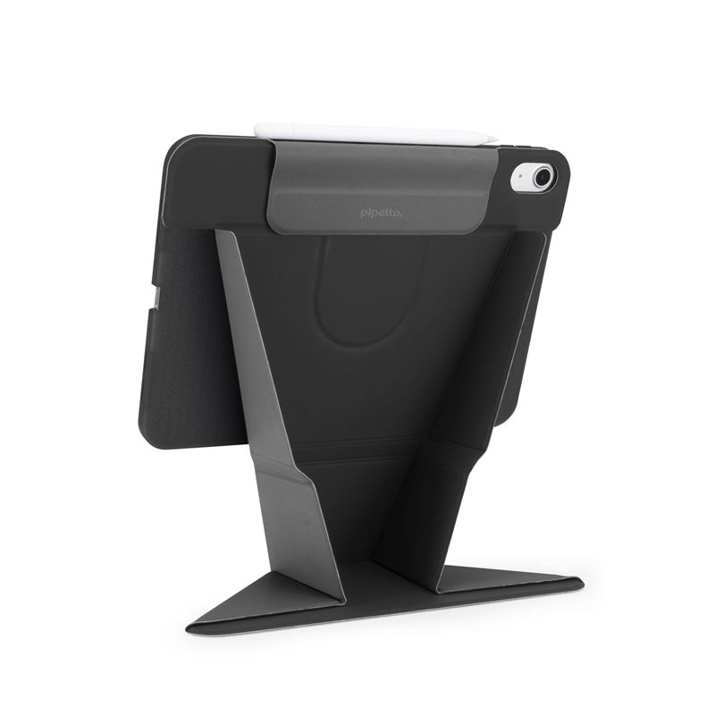 Pipetto pouzdro Origami No6 Stand Case pro iPad 10,9" (2022) / iPad A16 2025 - Black