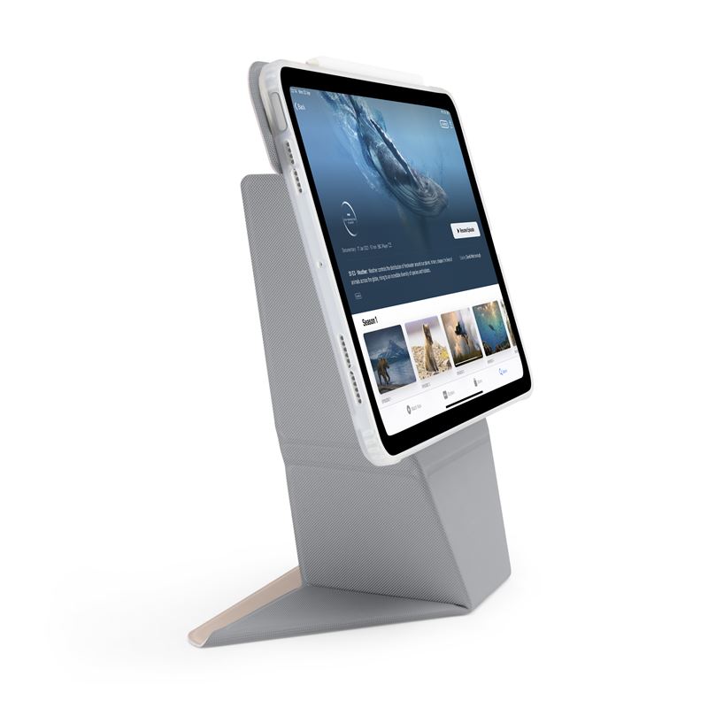 Pipetto pouzdro Origami No6 Stand Case pro iPad 10,9" (2022) / iPad A16 2025 - Metallic Pink