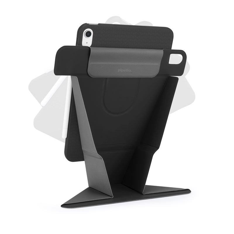 Pipetto pouzdro Origami No6 Stand Case pro iPad Air 13" (2024-2026) - Black