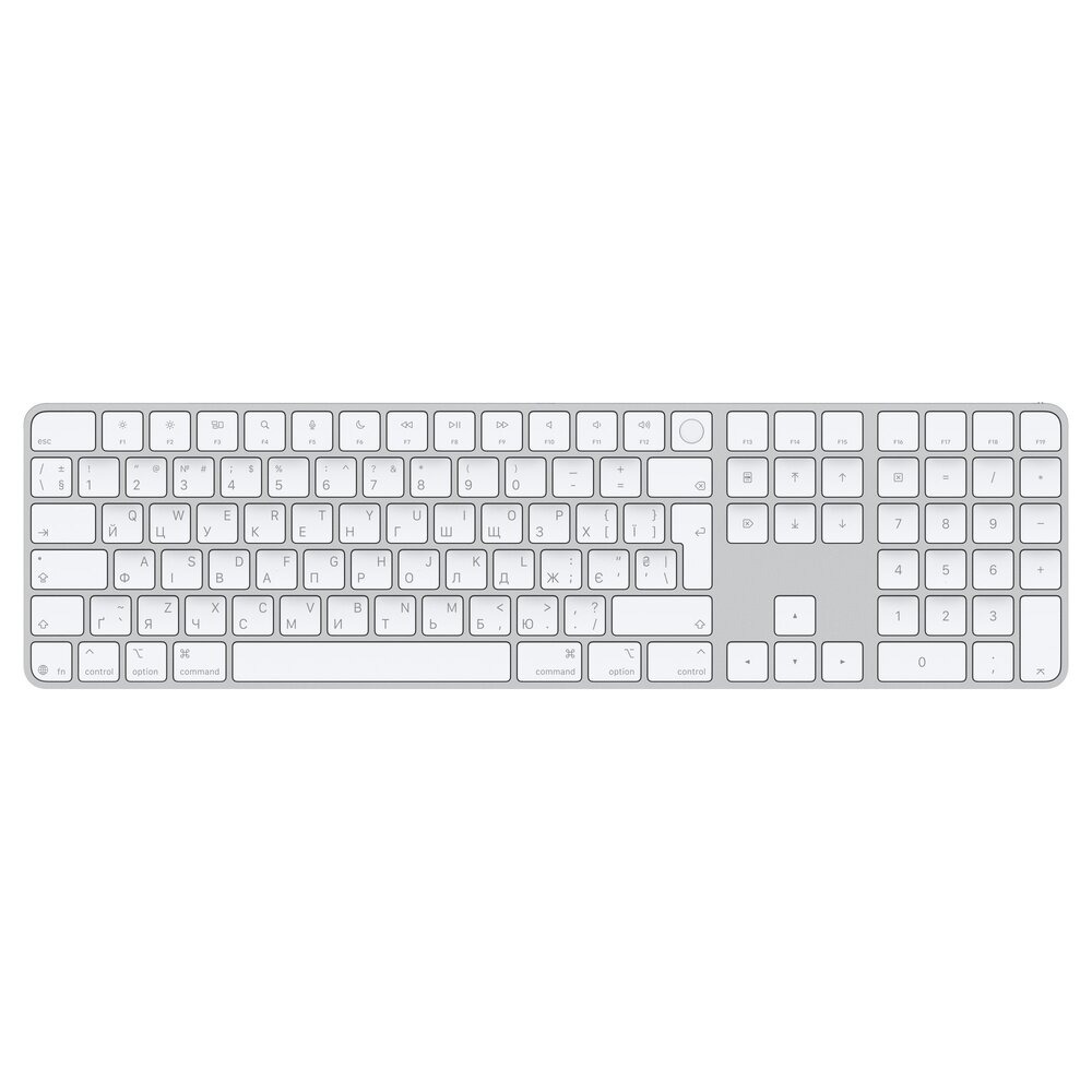 Magic Keyboard with Touch ID and Numeric Keypad - Ukrainian