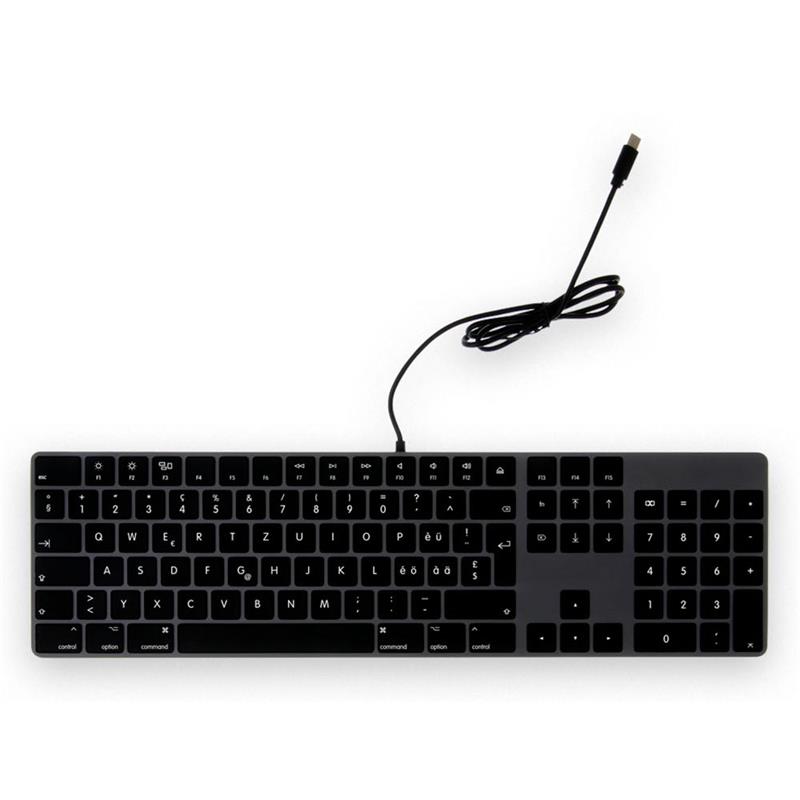 LMP klávesnica Wired USB-C Numeric Keyboard EN layout - Space Gray Aluminium