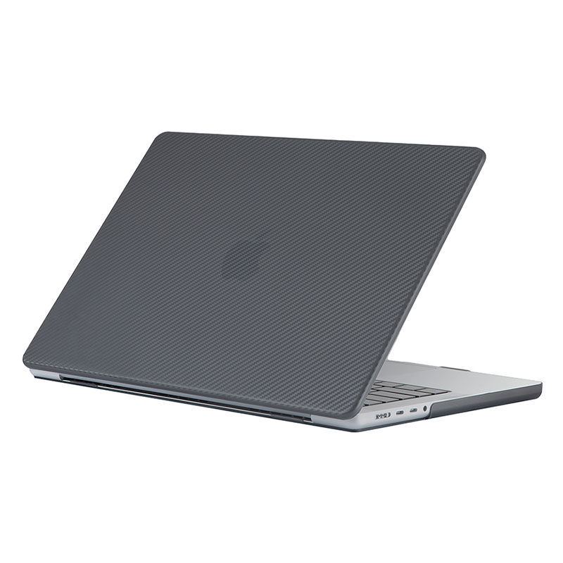 Devia kryt Carbon Fiber Hard Jacket pre Macbook Pro 16" M1/M2/M3/M4 - Matt Black