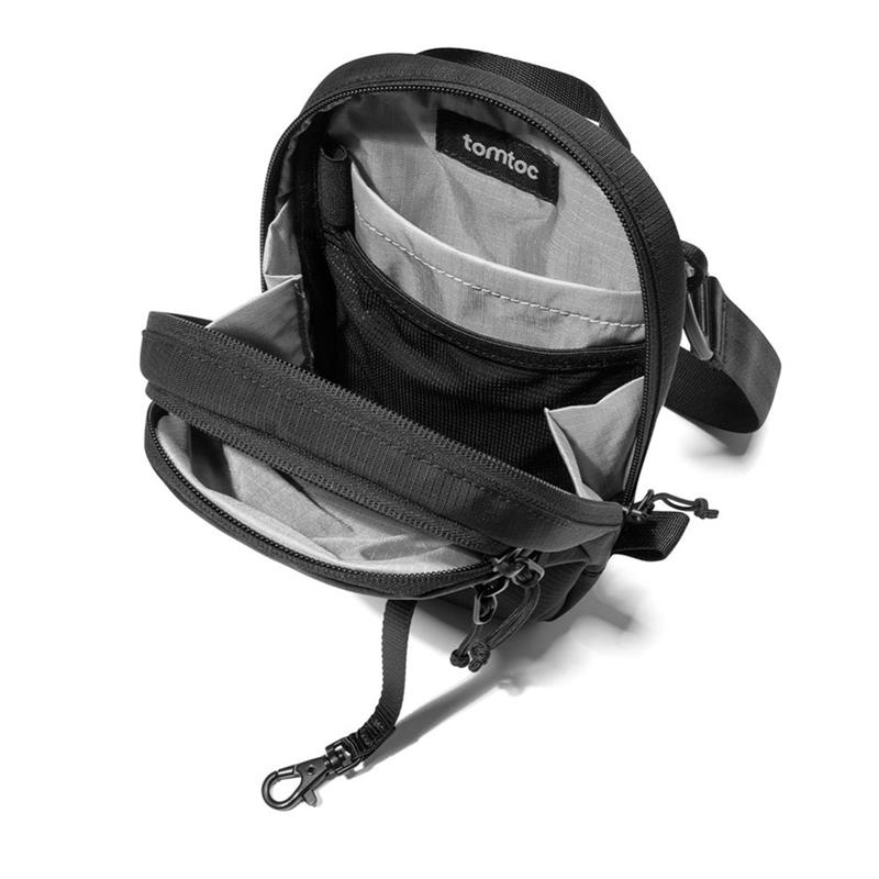 TomToc taška Aviator T37 Travel Crossbody Bag - Black