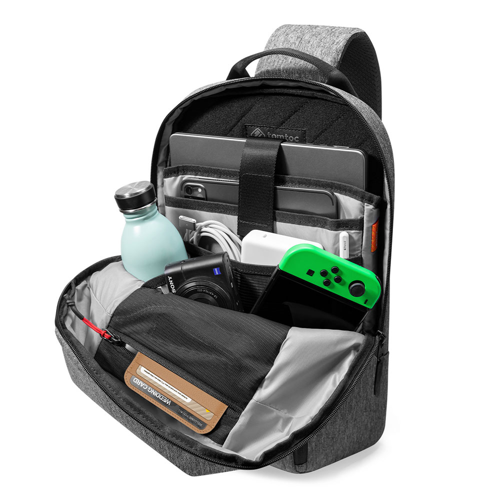 TomToc batoh Navigator T24 Sling Bag S - Gray