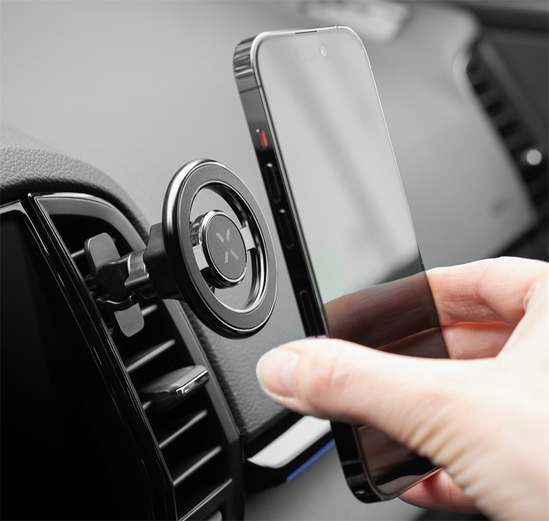 FIXED MagMount Vent magnetický kovový držiak do ventilácie s podporou MagSafe, čierny