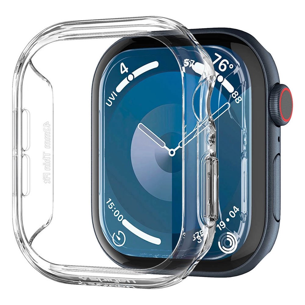 Spigen kryt Thin Fit pre Apple Watch 10/11 46mm - Crystal Clear