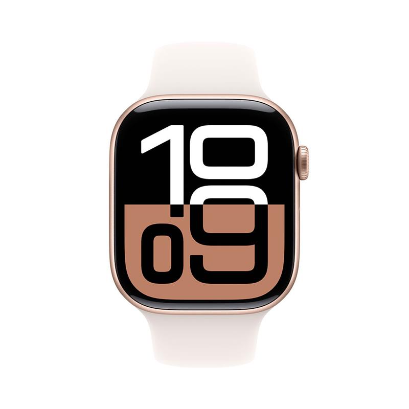 Apple Watch Series 10 GPS 42mm Rose Gold Aluminium Case with Light Blush Sport Band - S/M *Rozbalený*