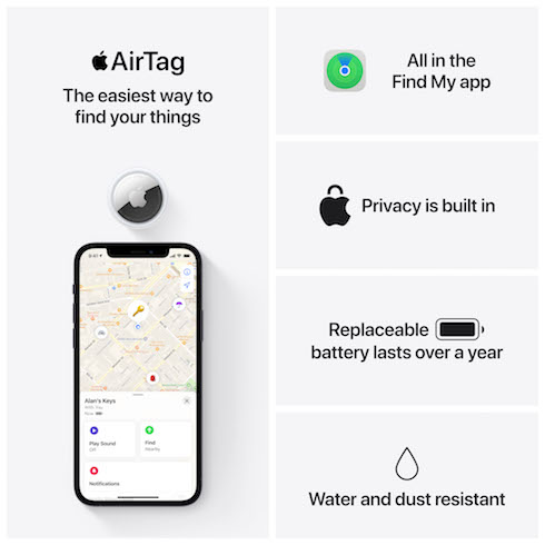 Apple AirTag (1 ks) *Poškozený obal*
