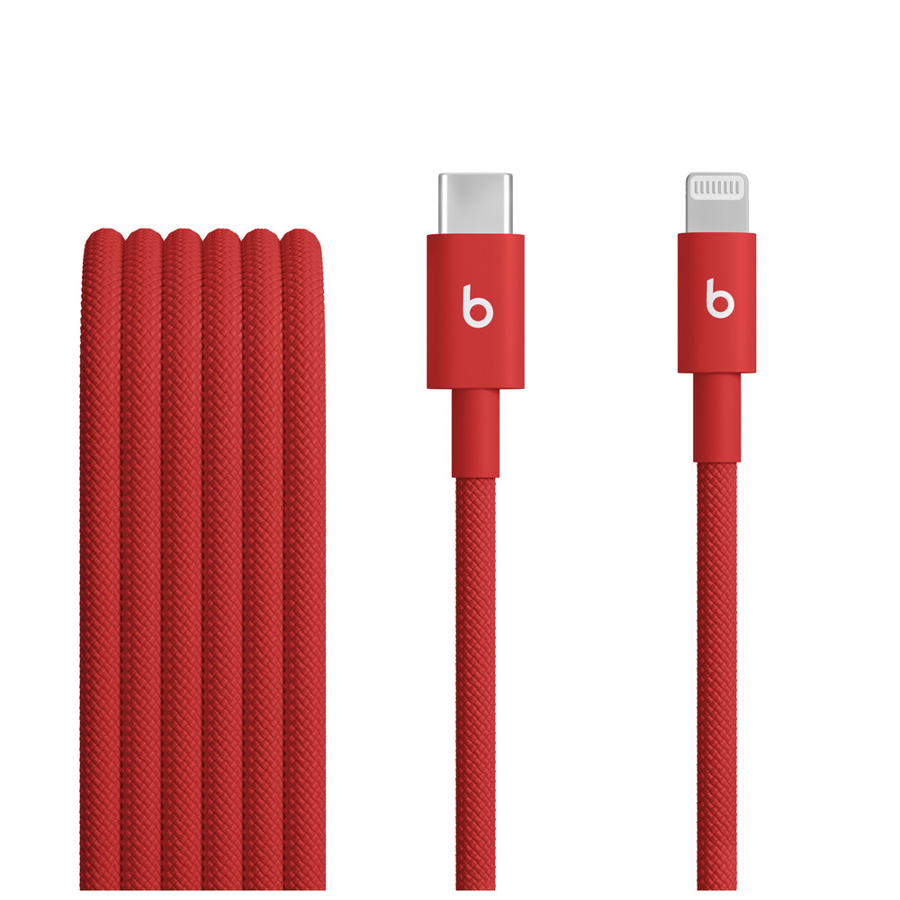 Apple Beats USB-C to Lightning Woven Cable (1.5 m) - Rapid Red *Rozbalený*