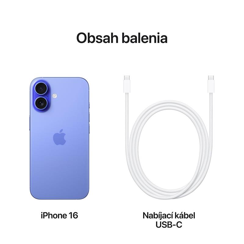 iPhone 16 128 GB Ultramarínový *Třída A*