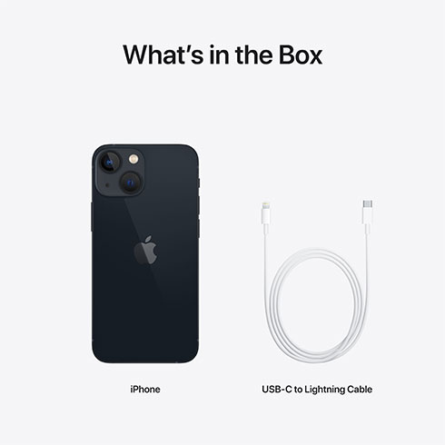 iPhone 13 mini 128 GB Temně inkoustový *Použitý s DPH – Třída B*
