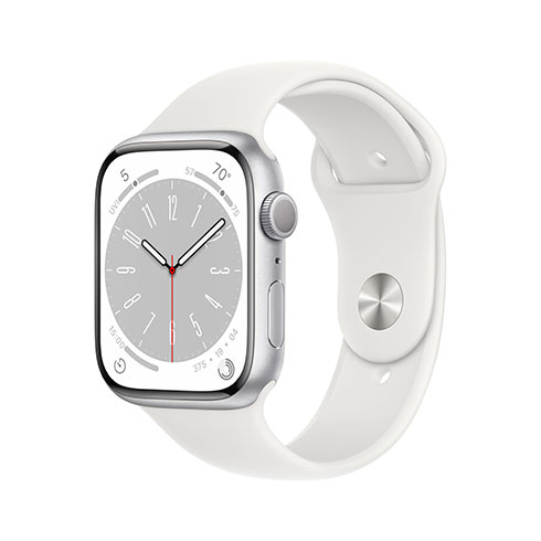 Apple Watch Series 8 GPS 45mm Stříbrný hliník *Použitý s DPH – Třída C*